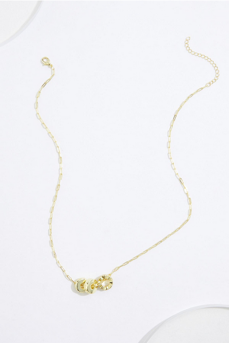 Cato Fashions Gold Rondelle Necklace