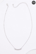 Cato Fashions Delicate Silver Mama Heart Necklace