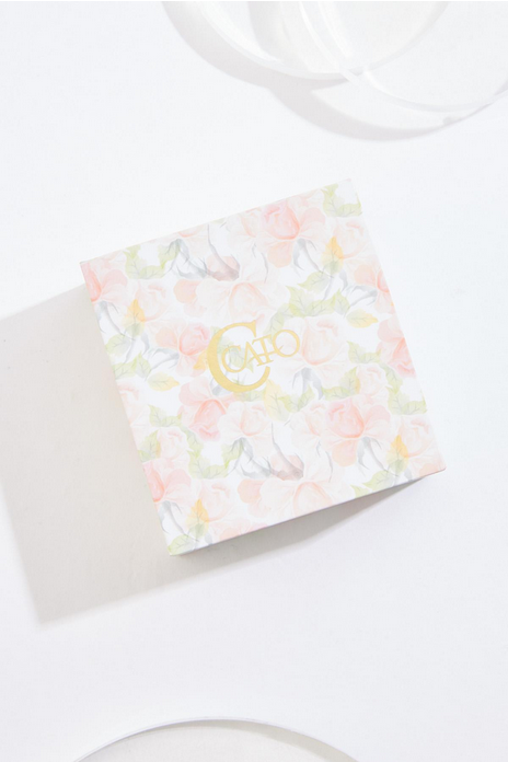 Cato Fashions Gold Flower Necklace And Earring Box Set