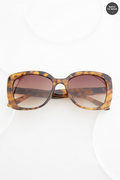 Cato Fashions Plastic Gold Detail Square Sunglasses