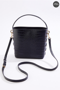 Cato Fashions Lace Up Side Mini Bucket Bag