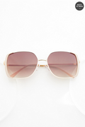 Cato Fashions Gold Enamel Square Sunglasses