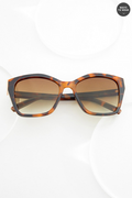 Cato Fashions Plastic Tortoise Shell Square Sunglasses