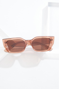 Cato Fashions Slim Brown Plastic Sunglasses