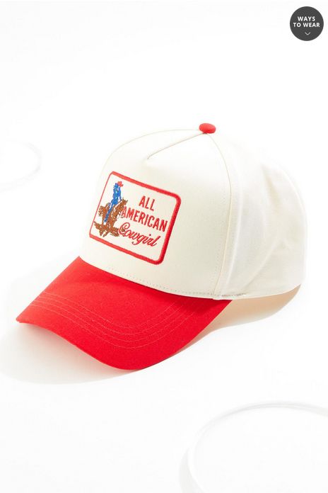 Cato Fashions All American Cowgirl Baseball Hat