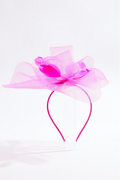 Cato Fashions Mesh Bow Feather Fascinator