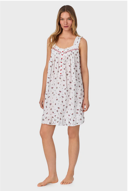Lanz of Salzburg Women's Strawberry Jubilee Cotton Lawn Chemise