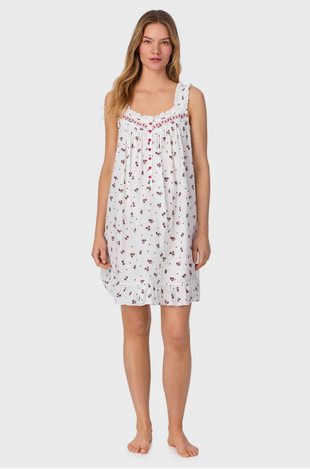 Lanz of Salzburg Women's Strawberry Jubilee Cotton Lawn Chemise