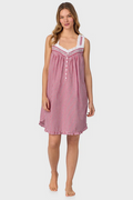 Lanz of Salzburg Women's Picnic Plaid Seersucker Yarndye Check Chemise