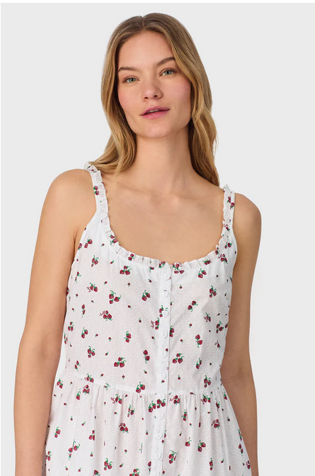 Lanz of Salzburg Women's Strawberry Jubilee Cotton Lawn Sundress
