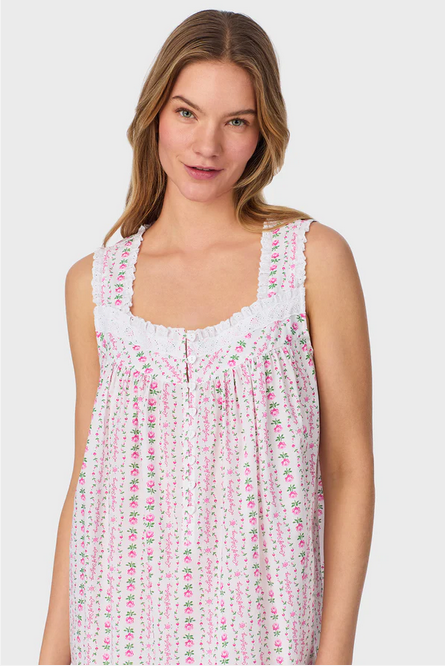 Lanz of Salzburg Women's Rosey Tyrolean Cotton Lawn Chemise