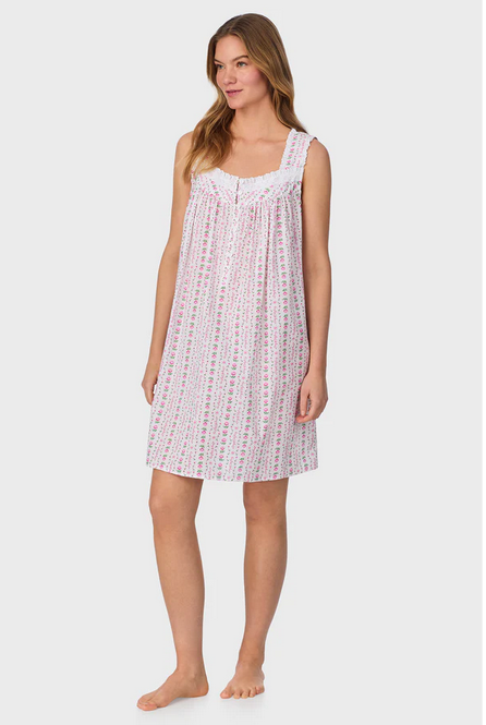 Lanz of Salzburg Women's Rosey Tyrolean Cotton Lawn Chemise