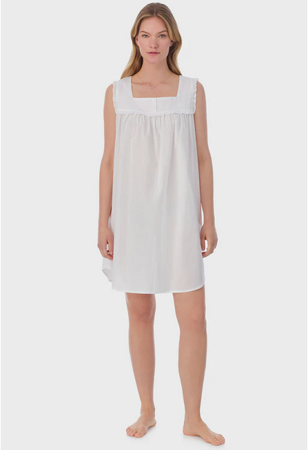 Lanz of Salzburg Women's White Cotton Dream Chemise