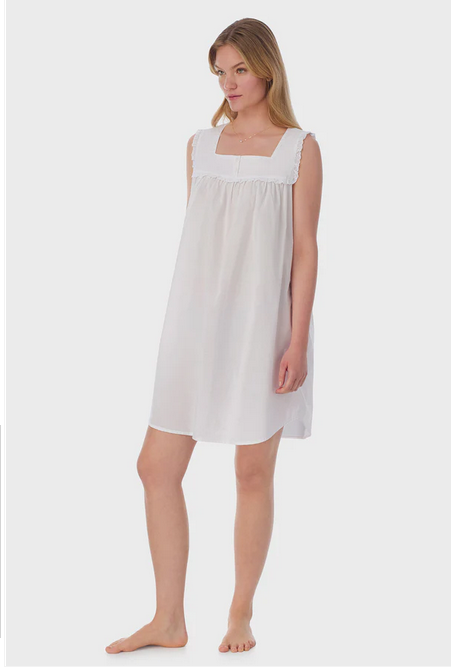 Lanz of Salzburg Women's White Cotton Dream Chemise