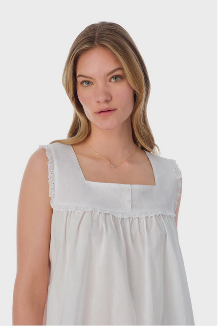 Lanz of Salzburg Women's White Cotton Dream Chemise