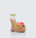 Finesse Rima Lime Tropical Cork Wedges