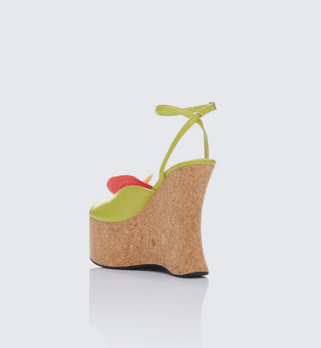 Finesse Rima Lime Tropical Cork Wedges