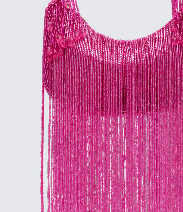Finesse Angelle Embellished Fringe Bag
