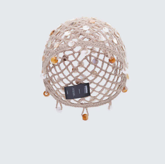 Finesse Rosia Stone Crochet Sequin Hat