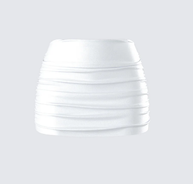 Finesse Rivi Satin Micro Mini Skirt