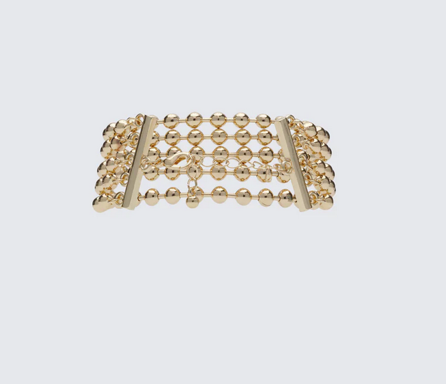 Finesse Ayo Gold Ball Chain Bracelet