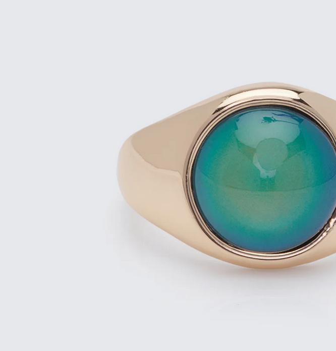 Finesse Shandraya Gold Mood Ring