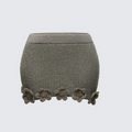 Finesse Jordan Green Knit Flower Hem Mini Skirt
