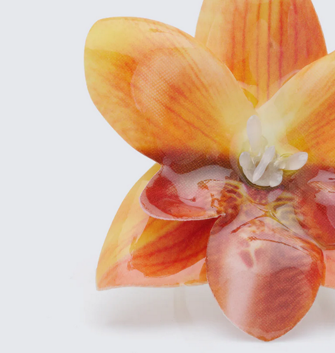 Finesse Sabine Amber True Orchid Adjustable Ring