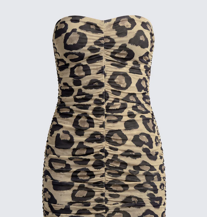 Finesse Roxy Multi Gathered Bandeau Dress