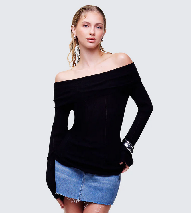 Finesse Arlina Fine Knit Top