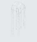 Finesse Arcadia Silver Butterfly Chain Veil Head Band
