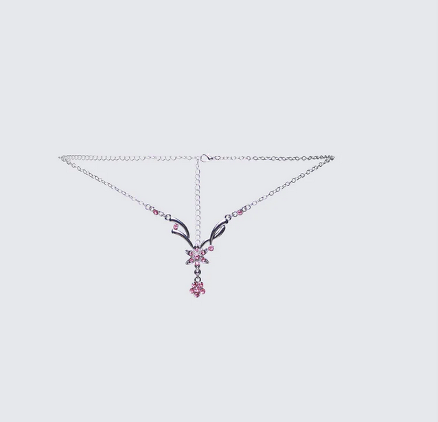 Finesse Khara Silver Tattoo Charm Belly Chain