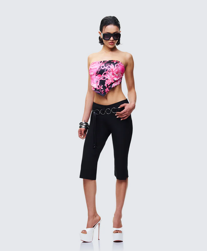 Finesse Elix Multi Printed Bandeau Top