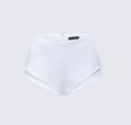 Finesse Mitchie White Tailored Double Hem Shorts