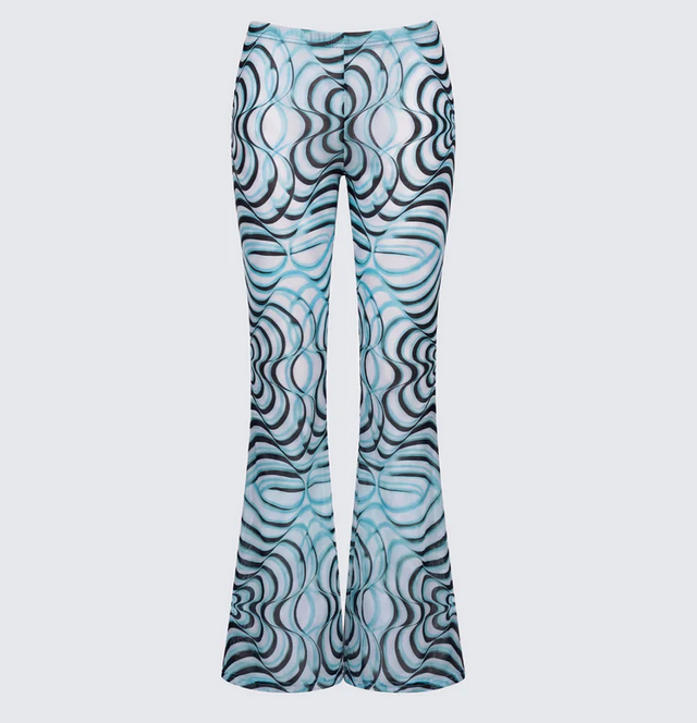 Finesse Ophelia Multi Mesh Flare Leggings