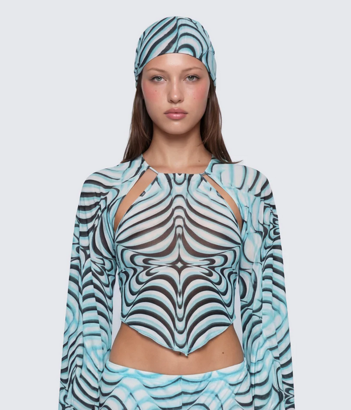 Finesse Ophelia Multi Printed Headscarf