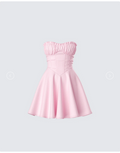 Finesse Bonnie Pink Mini Dress