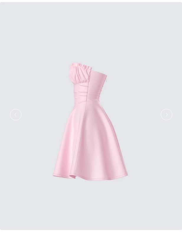 Finesse Bonnie Pink Mini Dress
