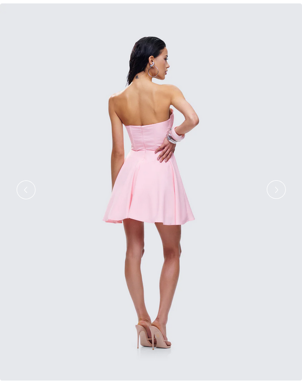 Finesse Bonnie Pink Mini Dress