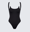 Finesse Beth Black Clear Strap Swim Suit