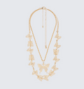 Finesse Val Gold Butterfly Necklace Stack
