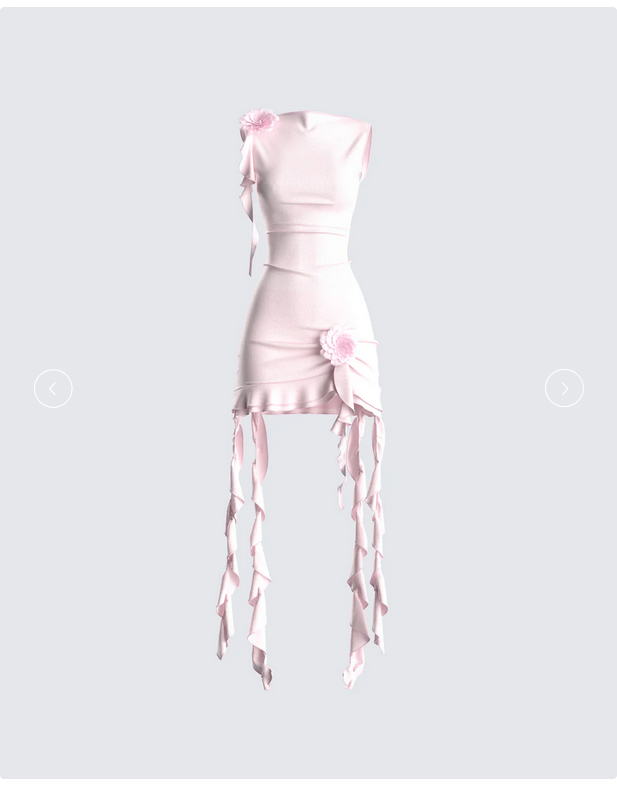 Finesse Tiana Ruffle Rosette Dress