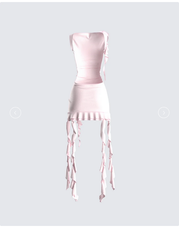 Finesse Tiana Ruffle Rosette Dress