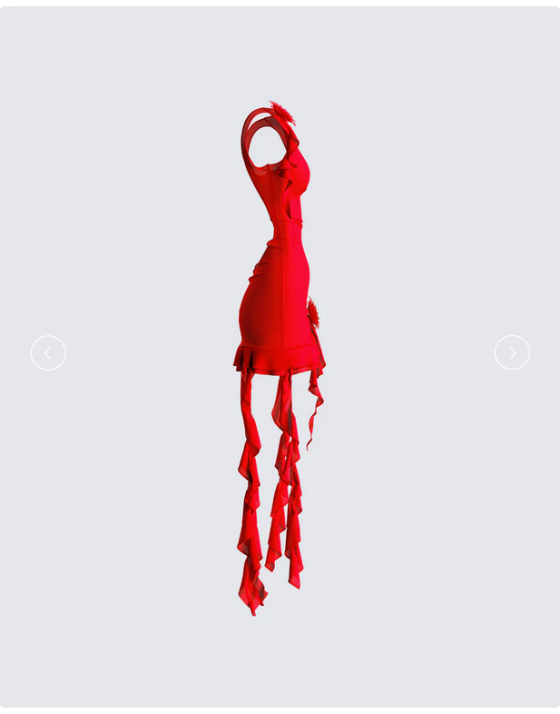 Finesse Tiana Ruffle Rosette Dress