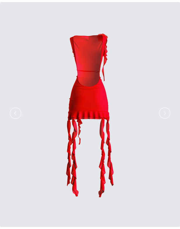 Finesse Tiana Ruffle Rosette Dress