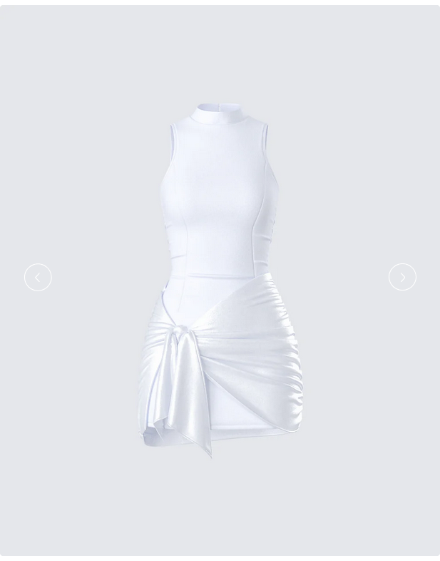 Finesse Lindsey Pink Wrap Mini Dress