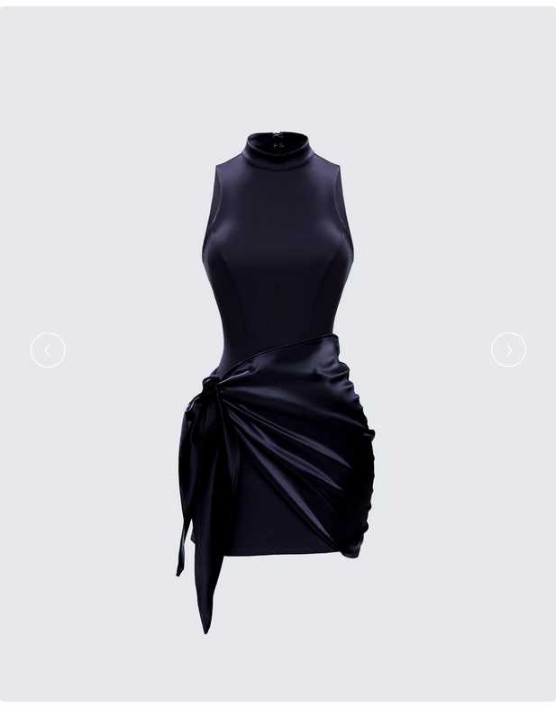 Finesse Lindsey Pink Wrap Mini Dress