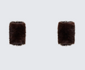 Finesse Mavys Brown Faux Fur Cuffs