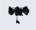 Finesse Jacira Black Triple Corsage Tie Belt