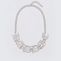 Finesse Evania Silver Baddie Diamante Choker